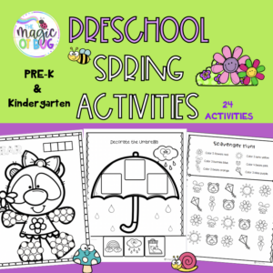 Spring Themed  Preschool Activities