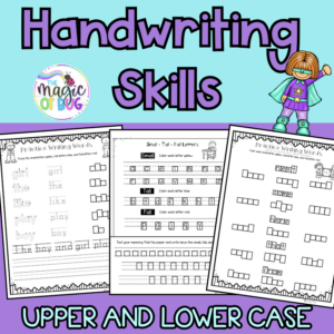 Handwriting Skills - Letter size