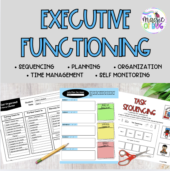 Executive Functioning - Organization - Time Management - Planning - The ...