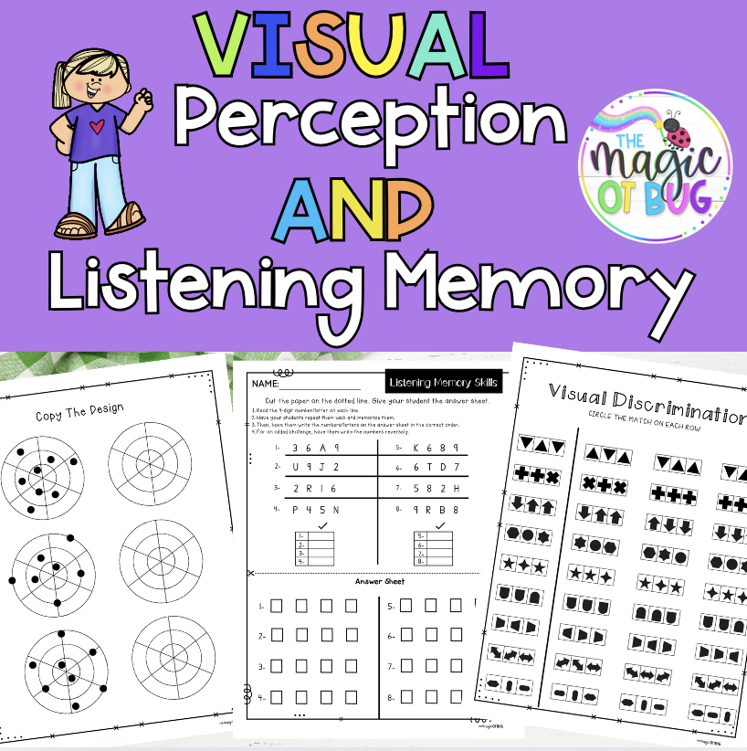visual-perception-and-listening-memory-the-magic-ot-bug for Free Printable Form Constancy Worksheets Visual Perception and Listening Memory - The Magic OT Bug for Free Printable Form Constancy Worksheets