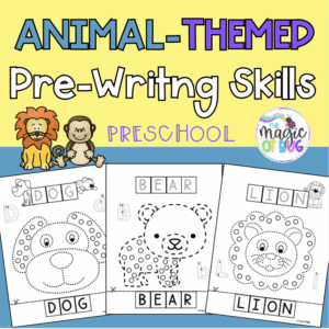 Animal Themed Pre-Writing Skills