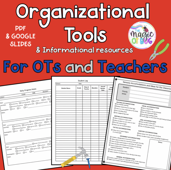 OT Organizational Tools Checklists, Logs, Resources