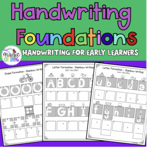 Handwriting Foundations – Prewriting Shapes, Letter & Number Formation