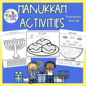 Hanukkah Themed Worksheets