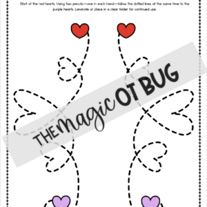 Swooping Hearts Activity Sheet