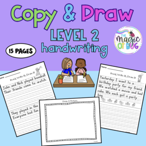 Copy & Draw- Level 2 Handwriting