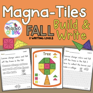 Fall Magna-Tiles- Build & Write