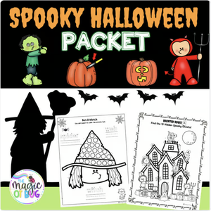 Halloween Themed Activity Worksheets